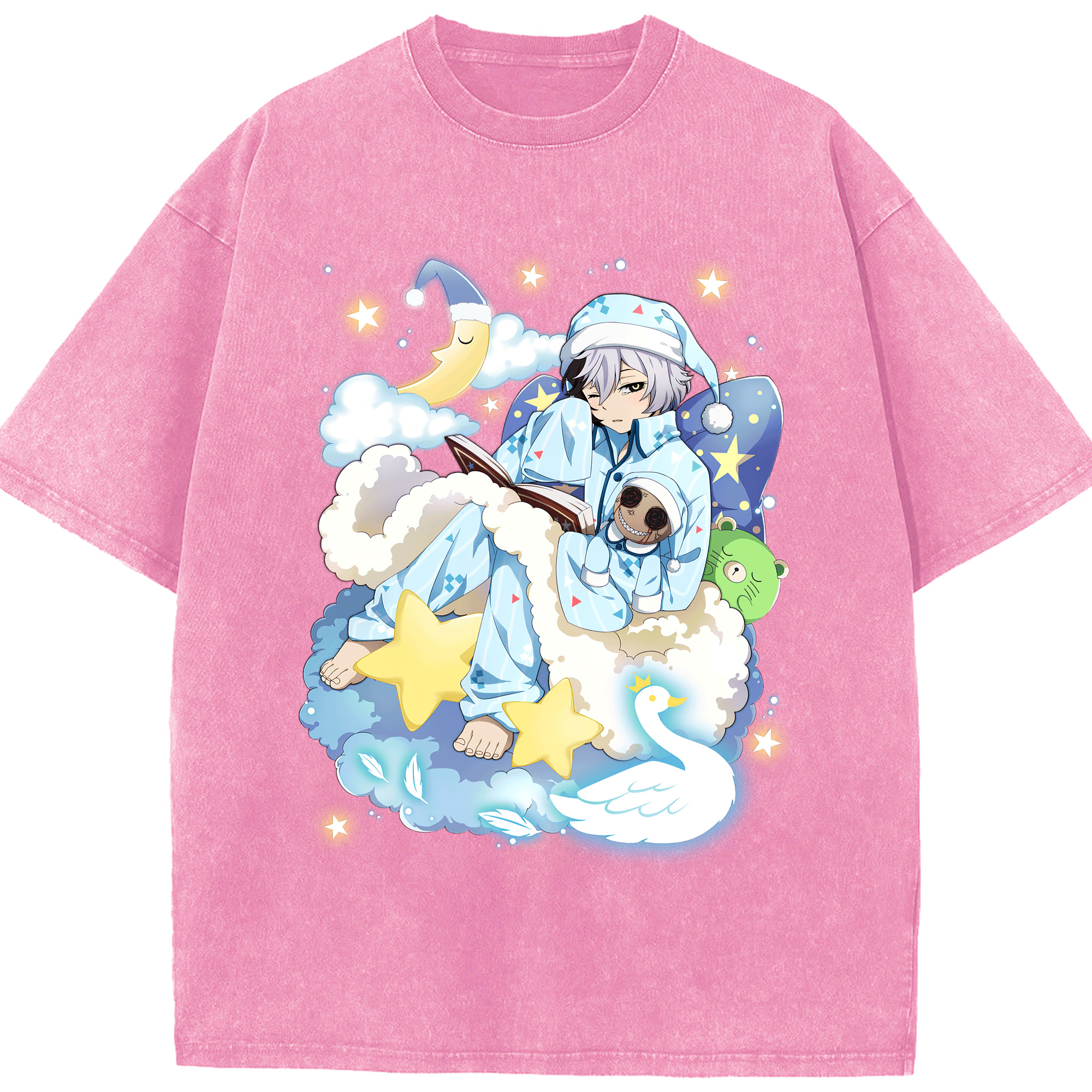 （画像用） 文豪ストレイドッグス Bungo Stray Dogs 綿100% ヴィンテージ風 半袖Tシャツ（フロントプリント）